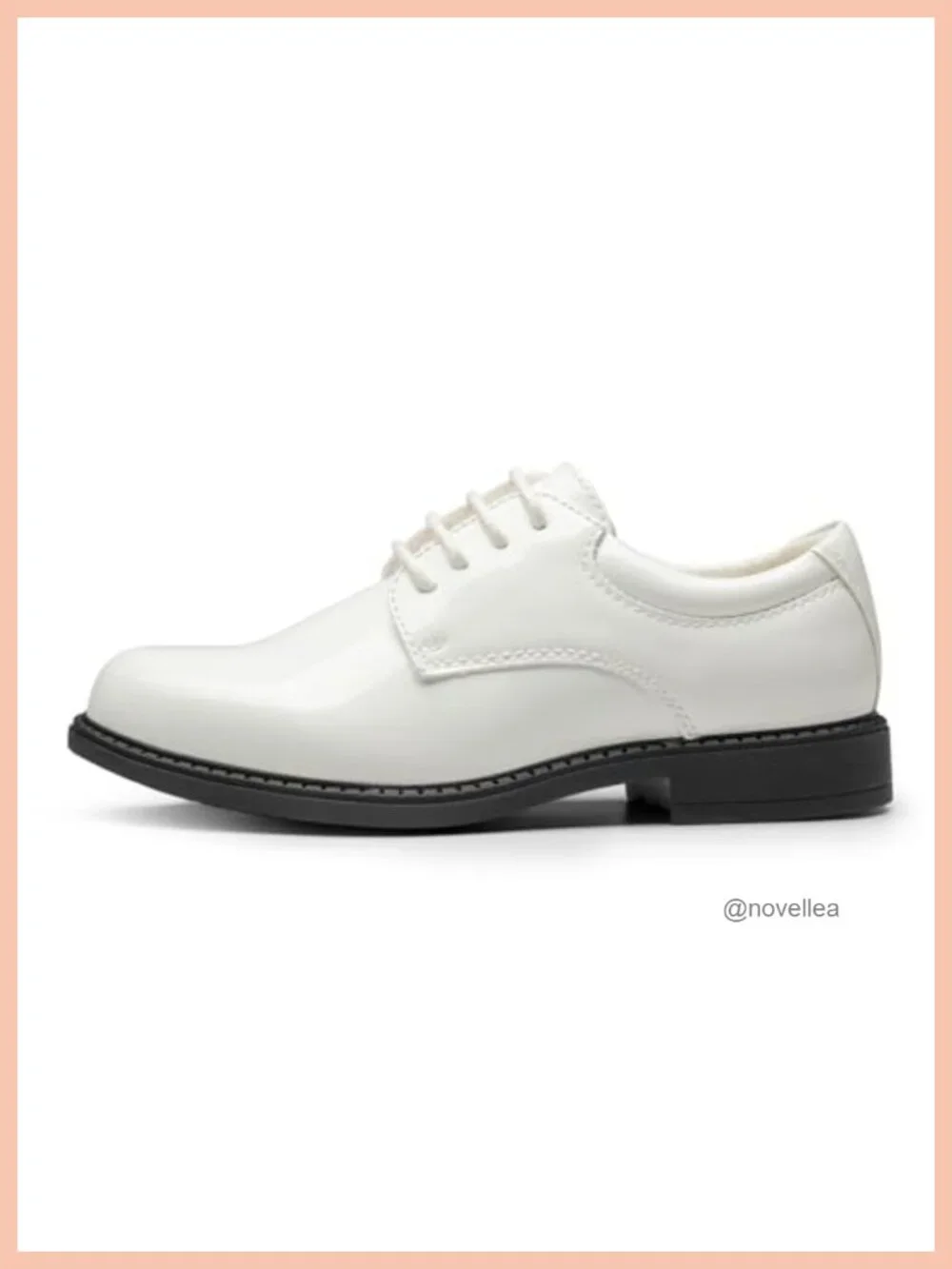 Boys Oxford Dress Shoes, Faux Leather & PU, Chunky Sole, Lace-Up